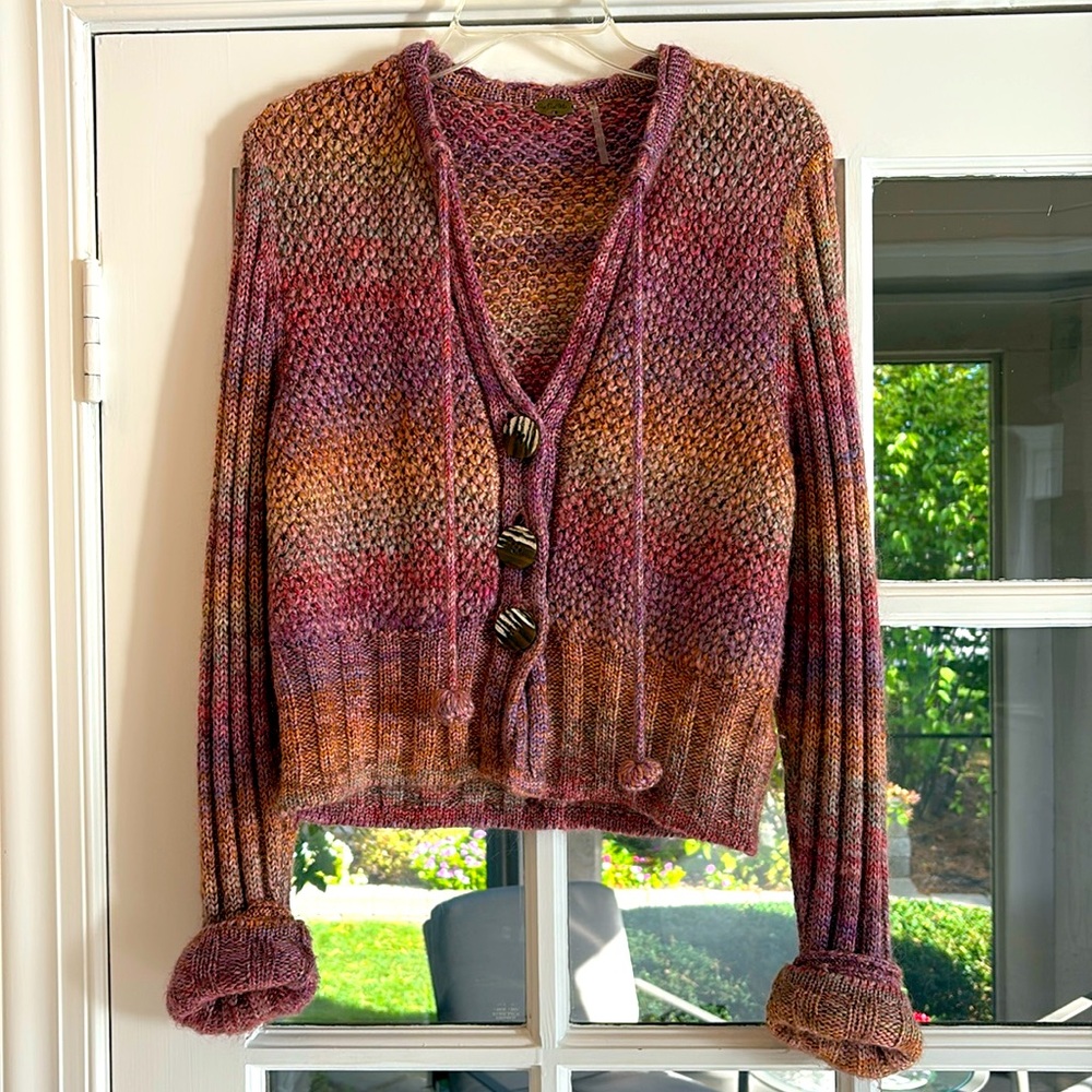One Girl Who Acrylic/Wool Sweater -Medium